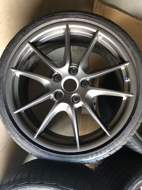 Wheels and Tires/Axles - 20" OEM Wheels & tires TPM - > 2017 Porsche Cayman GTS - Platinum Satin - Used - All Years Porsche Cayman - Summit, NJ 07901, United States