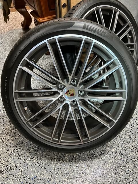 Wheels and Tires/Axles - FS Porsche Cayenne 9Y0 OEM wheels, tires, tpms, center caps!! - Used - 0  All Models - Dallas, TX 75220, United States