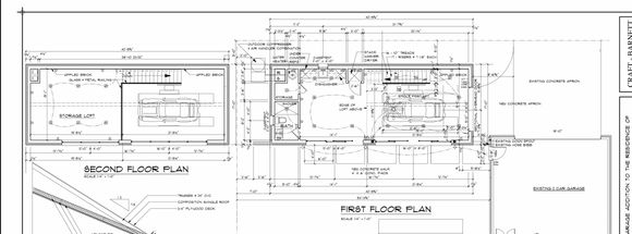 Home office loft on second floor