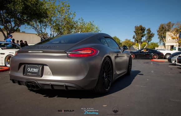 Porsche Cayman Wrapped in Xpel Stealth