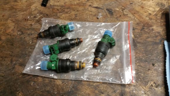 Stock injectors, were working fine when removed.