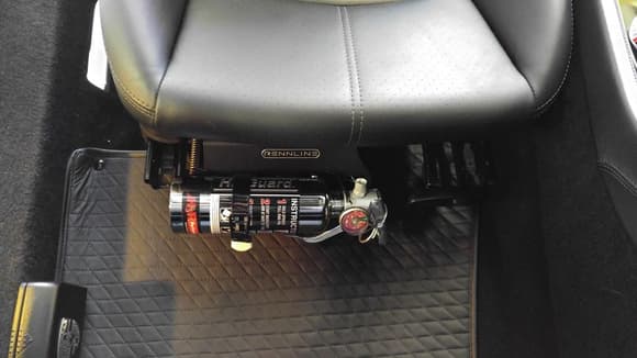 997 Fire Extinguisher Mount on 997 seat