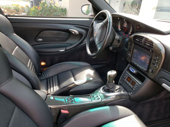 beautiful carbon interior