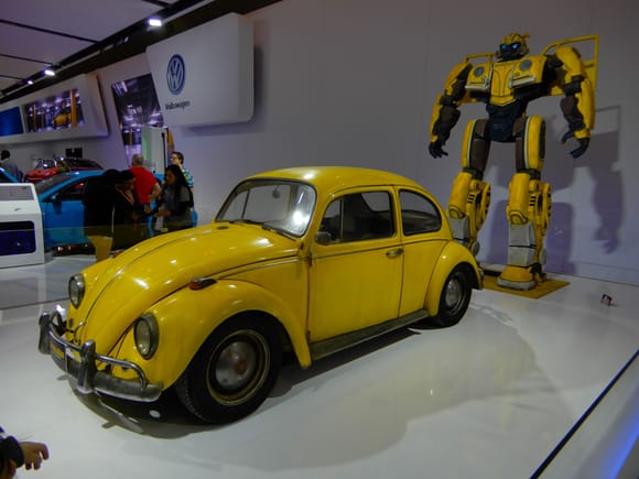 Bumblebee went from Camaro to Beetle.
Guess they wanted a car that would last longer. LOL