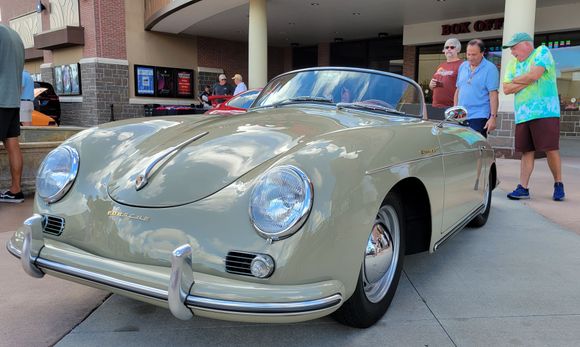 1958 Speedster? I overheard some talk that it was a million$ car. Yikes. Nowhere near as fast as mine tho. Haha. How about that stance tho?