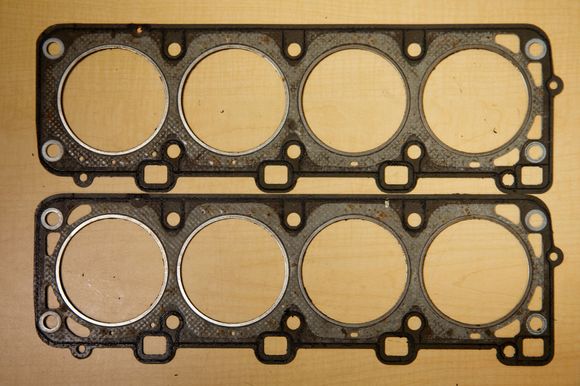 "Bottom side" of 968 head gasket