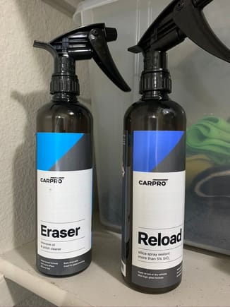 Eraser is a product you use after the paint correction process is complete. It removes any polish residue so that the ceramic product bonds better with the paint. Good stuff.