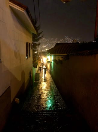 Cusco walk to dinner