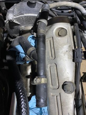 Both looked like they were replaced years ago, but not sure which type of hose/size to cut and install. 