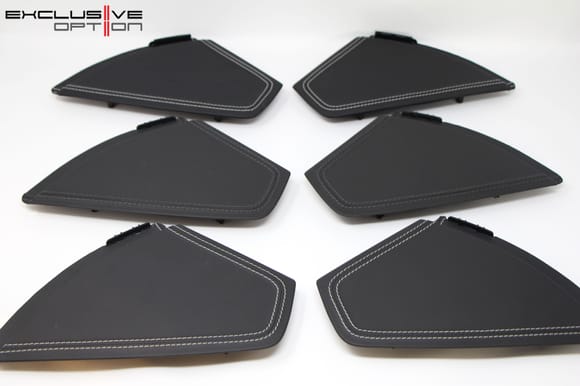 991/981 Dashboard Endplates in leather