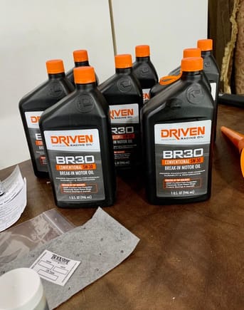 Driven BR30 used as a transition over to Motul 8100 X-Cess 5W40...