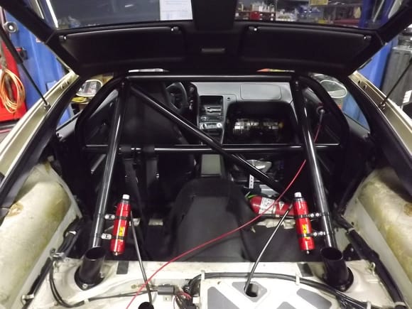 Custom roll bar. 
Yes, we made a master pattern!