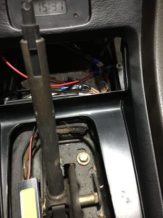 Wires to LED and other lead to be plugged into the lighter. 