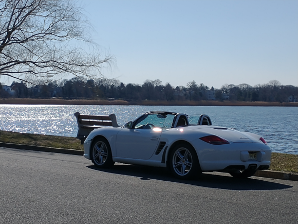 53 degrees in March in NJ - time for the top down. Last week was snow..