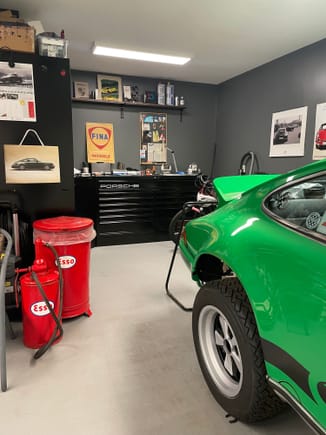 New garage setup