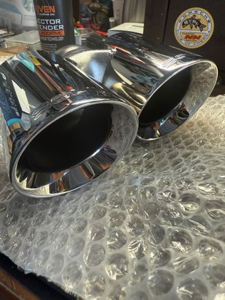 New chrome tips are exceptionally well-made