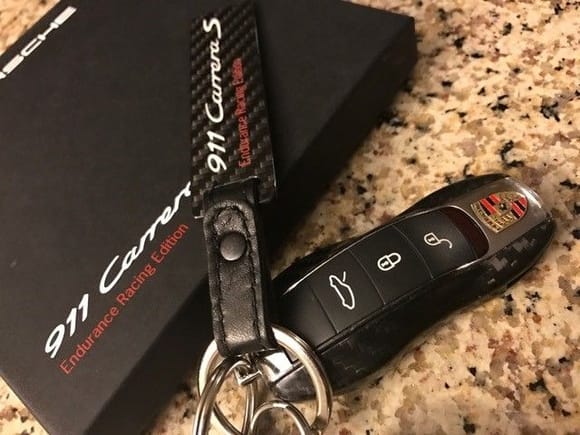 CF key fob covers and 911 Carrera S Racing Edition CF key fob