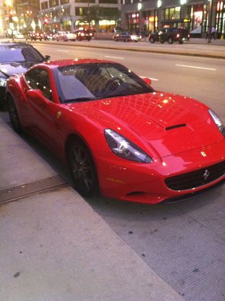 Ferrari California caught in Chicago Sept. '12