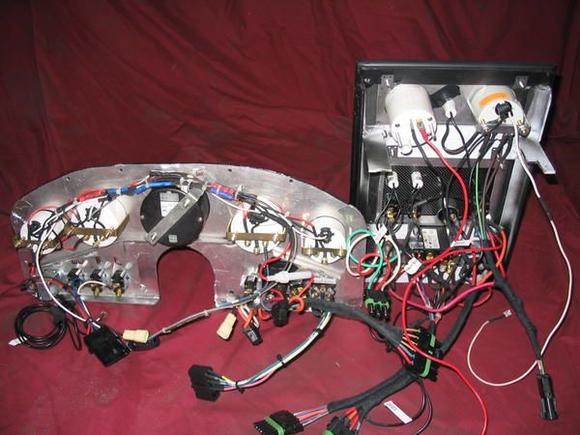 Pod and center console wiring...solder each connection!  Weathertight connnections