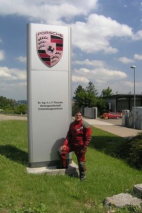 Upon my return from my 2008 Alps motorcycle tour, I accidentally ended up at the Porsche test and development center in Weissach, Germany.