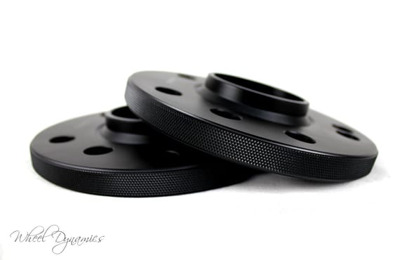 Black hub-centric spacers TUV approved made in ITALY