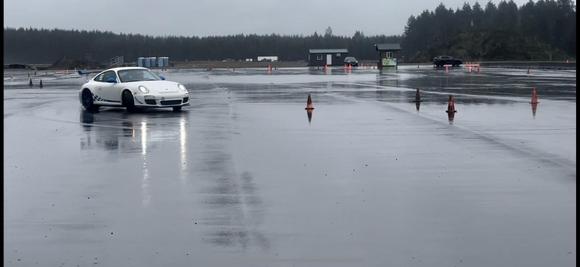 Rainy day out at Ridge Motorsports park