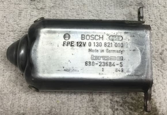 If you do an ebay search for the Brose part number you will find several Mercedes and Saab uses of the same motor. Replacement motors are about $20 -$30.