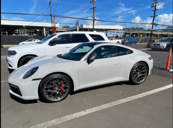 My chalk 992 tint day! (outside)