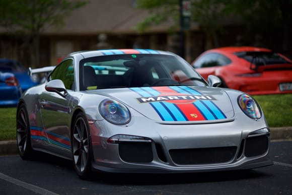 GT Silver with Martini and darker headlights (would be equiv. to PDLS, not LED, headlight option on 991.2 GT3)