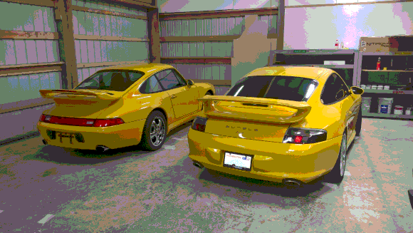 Looks great next to matching speed yellow 996