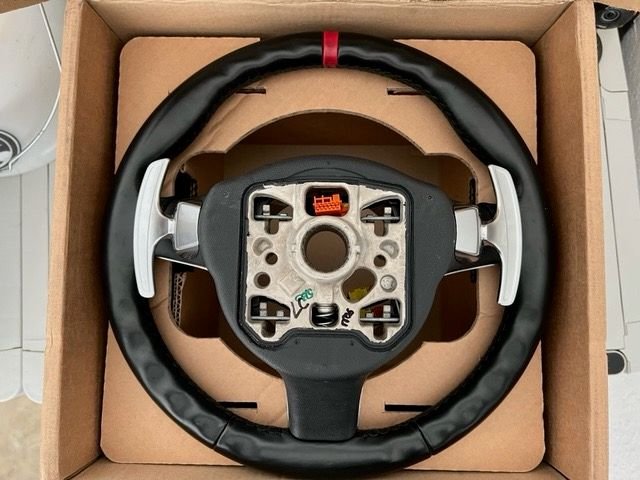 Steering/Suspension - 991/997 PDK Sport Steering Wheel with Red Marker Stripe - Used - 2010 to 2015 Porsche 911 - Pasadena Area, CA 91030, United States