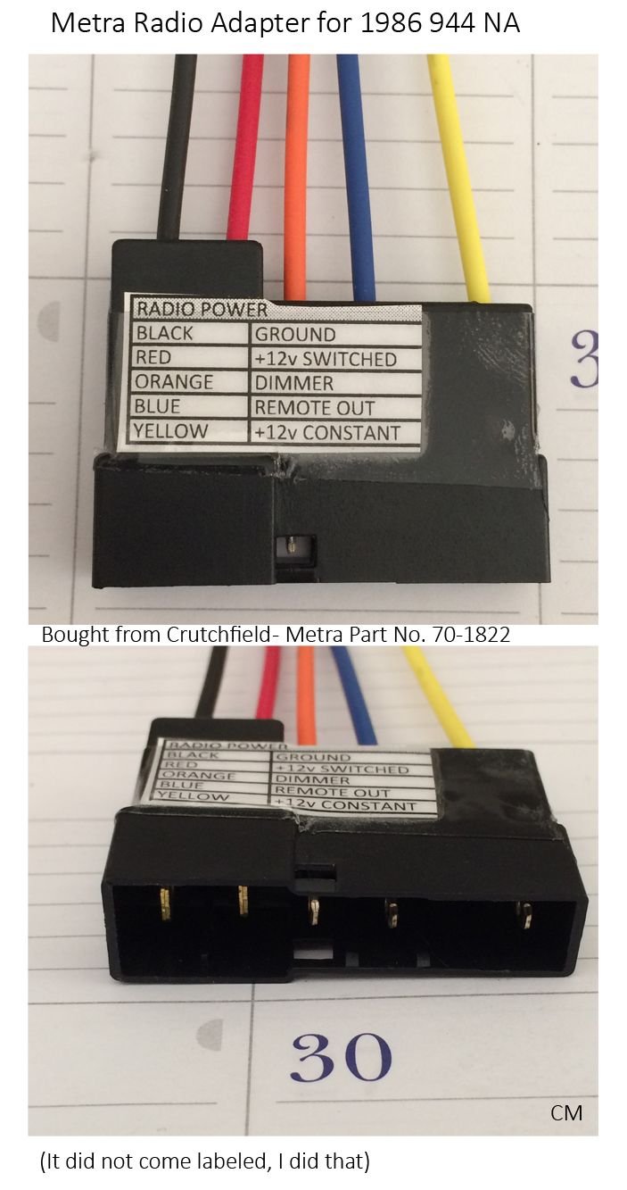 Returning a Rat's Nest of Stero Wiring to a SemiStock State Rennlist