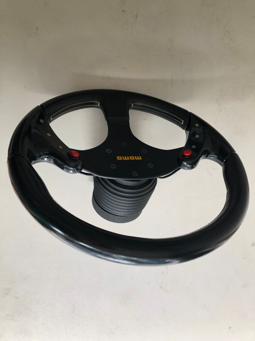 Steering/Suspension - Momo F1 Concept Leather Steering Wheel - Used - 1970 to 2008 Porsche 911 - Briarcliff Manor, NY 10510, United States