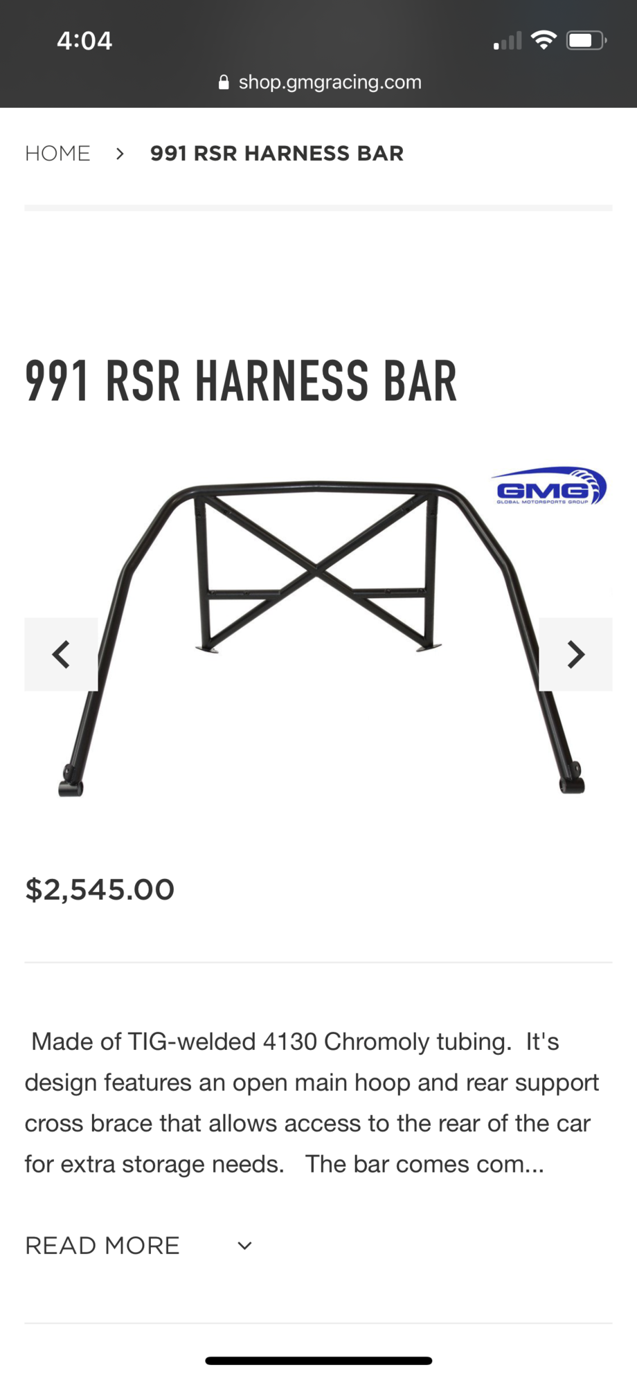 Miscellaneous - Gmg rsr cage for 991 - Used - 0  All Models - Fort Lauderdale, FL 33312, United States