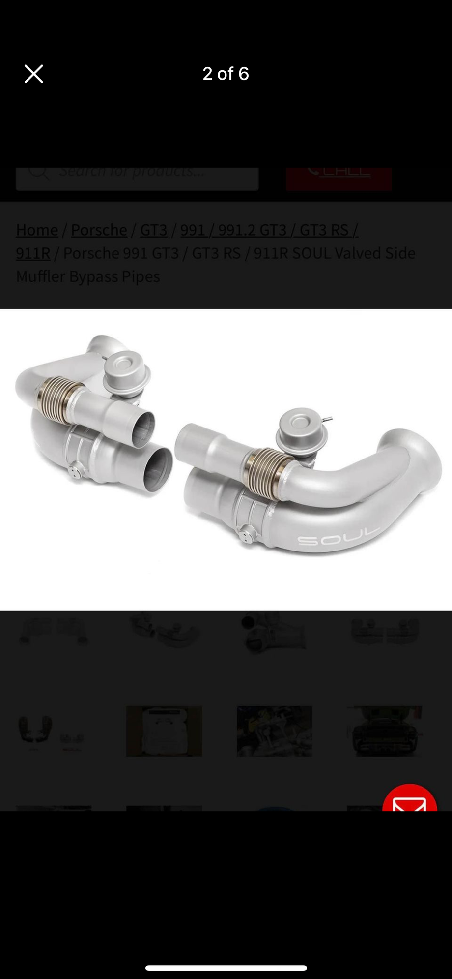 Engine - Exhaust - Porsche 991 GT3 / GT3 RS / 911R SOUL Valved Side Muffler Bypass Pipes - Used - 2016 to 2019 Porsche GT3 - Orlando, FL 32835, United States