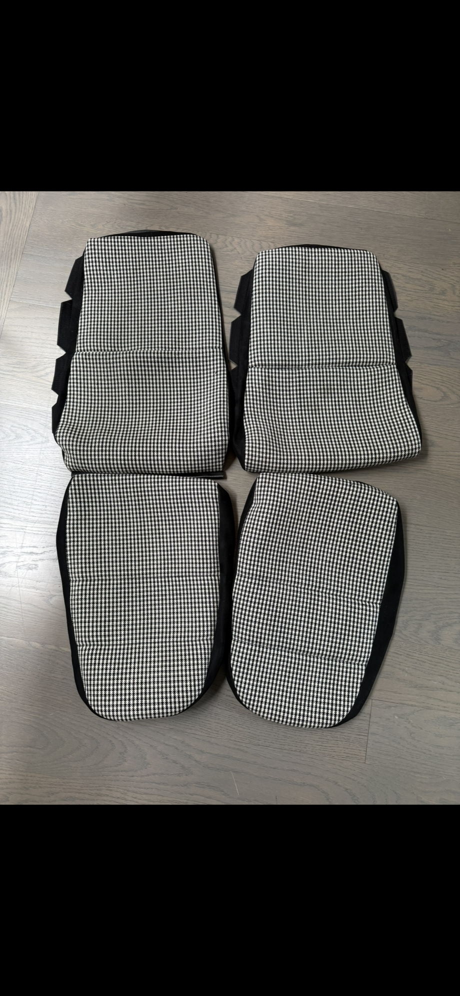 Interior/Upholstery - P1 Designs Classic Pepita seat center inserts for Porsche 992.1 GT3 full bucket seats - Used - 2018 to 2024 Porsche GT3 - Boston, MA 02116, United States