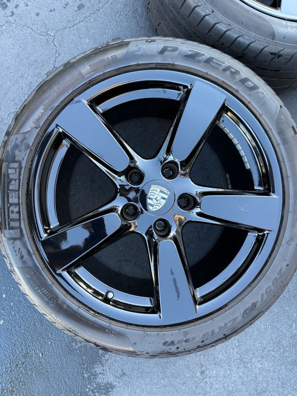 Wheels and Tires/Axles - 19" Factory OEM 981 Cayman S wheels Gloss Black - Used - Irvine, CA 92614, United States