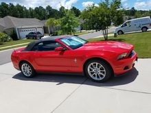 Right side view Wayne's 2011 Mustang