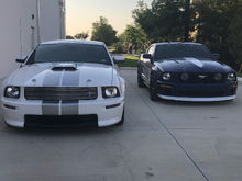 Father & son S197's (2007 Shelby GT, 2008 Saleen Dan Gurney)