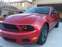 Added the upper and lower billet grilles and head light covers