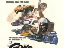 gone in sixty seconds 1974 movie poster