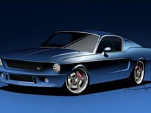 Admin Only Custom 1967-1968 Mustangs Classic Design Concepts Blastback for The Mustang Source