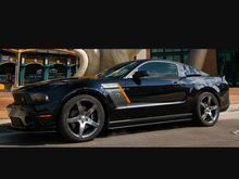 This is the stripes im looking for but instead of the roush emblem, have my 5.0 emblem.