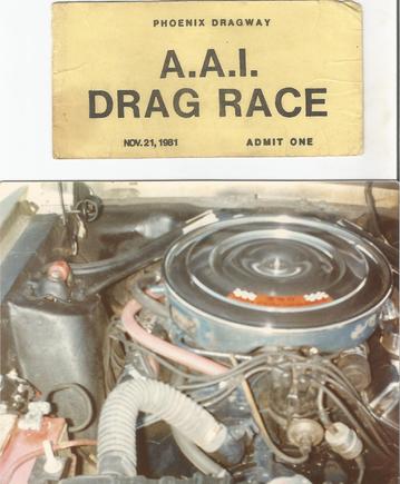 Scrap Ticket From The Past And What Must Be Engine Shot When I First Got Car as I Always Had The Engines in My Cars Absolutely Clean.