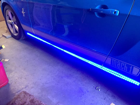 Rocker panel LEDs