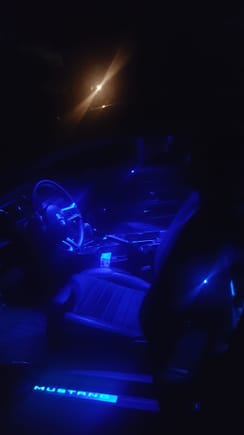 added blue map lights!! love the color