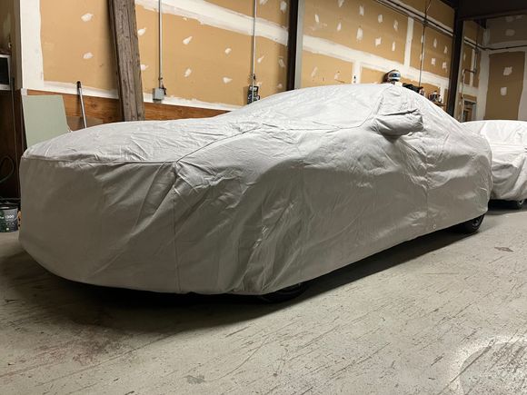 Sleeping for the winter from October to April covered w battery tender on