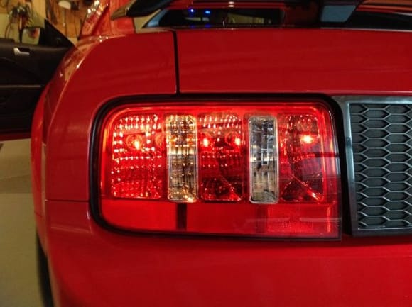 New Coyote Tail lights with sequential lights