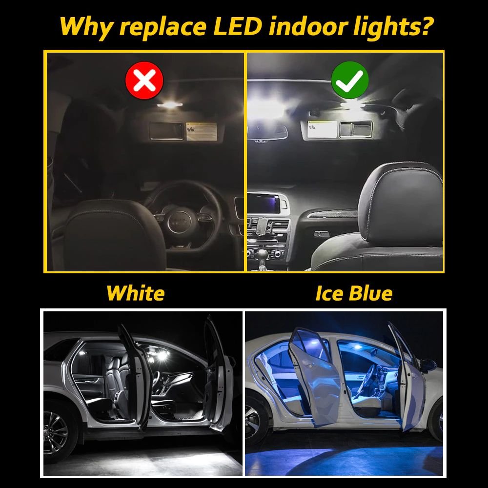 Lights - Volvo V70 1996-2013 2014 2015 2016 2017 LED Interior Dome Map Trunk Light Kit - New - 1996 to 2017 Volvo V70 - Florida, FL 710, United States