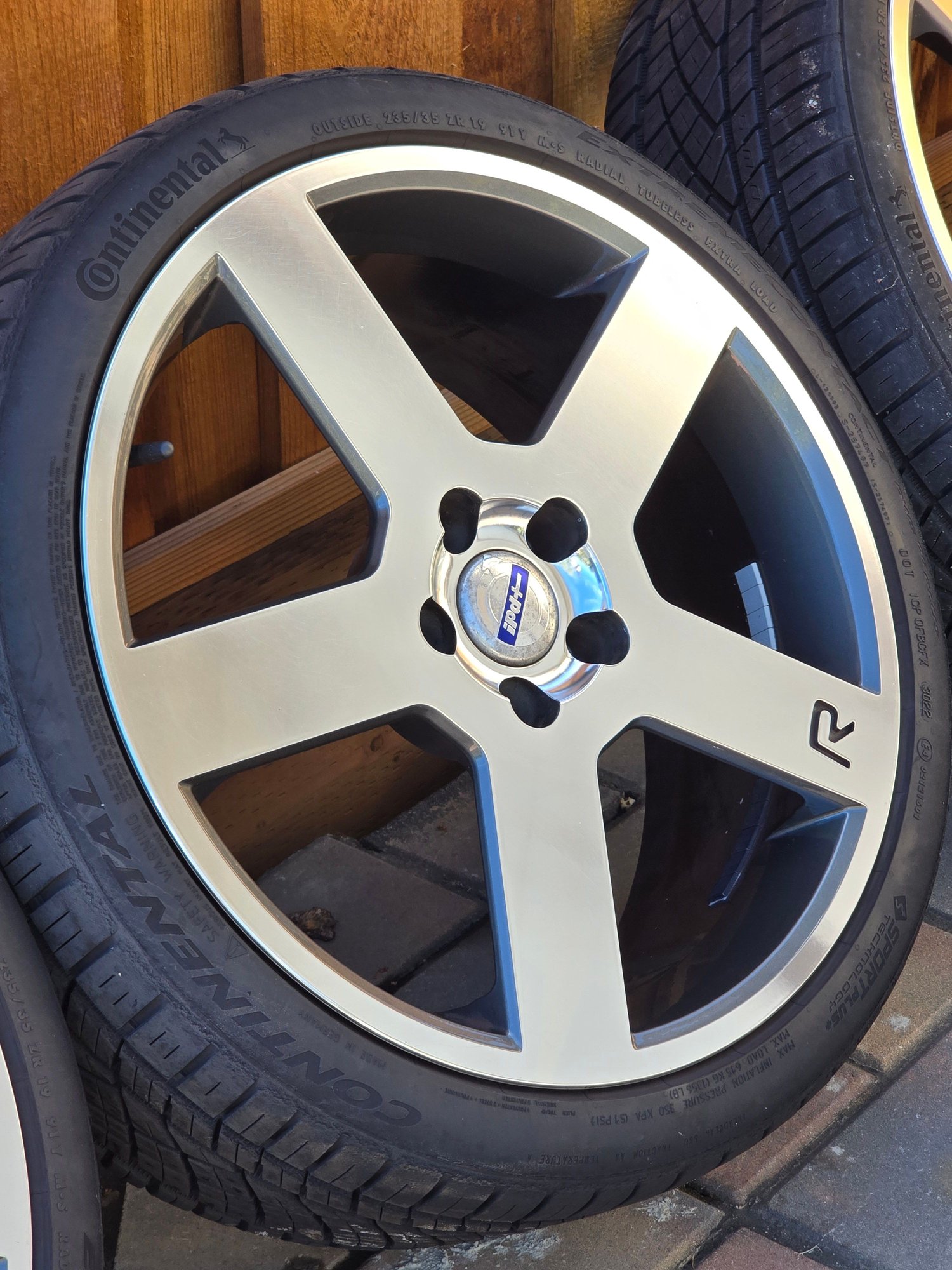 Wheels and Tires/Axles - Set of 4 PEGASUS 19” X 8”, machined face (shiny) & tires, by IPDUSA - Used - 1994 to 2016 Volvo All Models - Fremont, CA 94536, United States